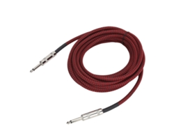 Cable De Guitarra Aislado De Bajo Ruido Jorindo De 6,35 Mm Y 6 M Para Instrumentos Musicales Y Amplificadores.