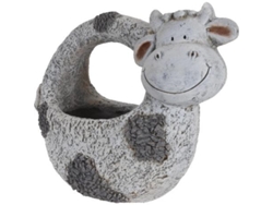 Macetero cesta vaca 40x20x36 cm