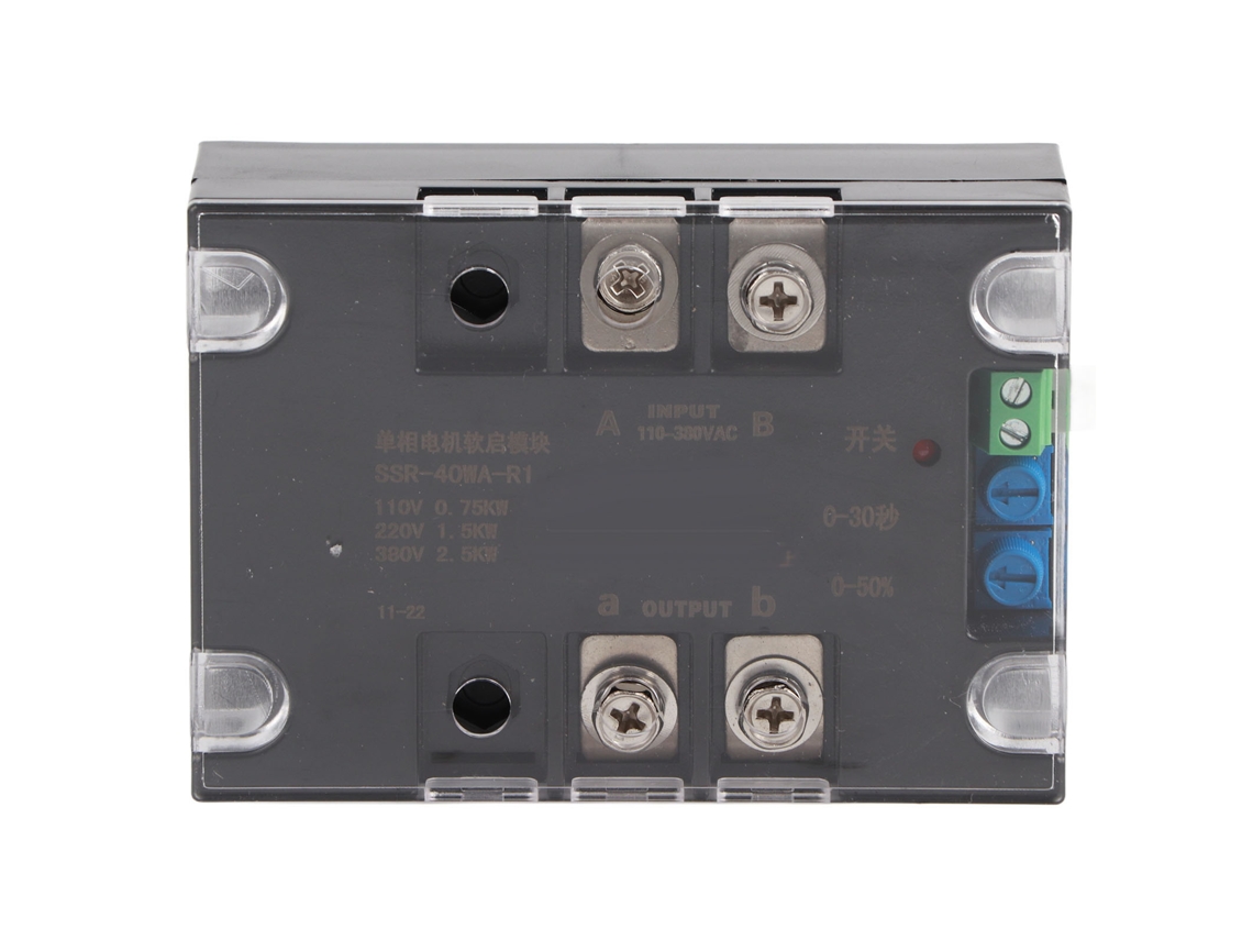 Controlador De Arranque Suave Para Motor Monofásico/bifásico, Pieza Eléctrica Con Base De Aluminio, Accesorio De Motor