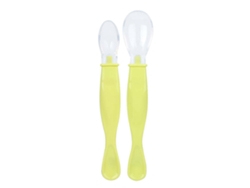 2 Cucharas De Silicona De Grado Alimenticio Para Bebés Con Puntas Suaves Para La Alimentación Infantil.