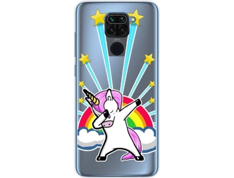Carcasa Xiaomi Redmi Note 9 TUMUNDOSMARTPHONE Dibujos Transparente Multicolor