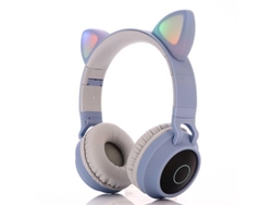 2026-audífonos Inalámbricos Bluetooth Para Niños Con Orejas De Gato Y Luces Led, Volumen Limitado 85db