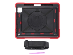 Funda protectora para tableta (rotación de 360 grados, correa para la mano y el hombro)
