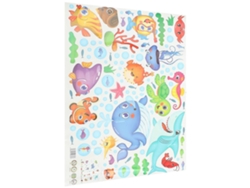 Adhesivo de pared removible para decoración submarina, medusas, burbujas, escena de animales marinos, 1 unidad Rosewell