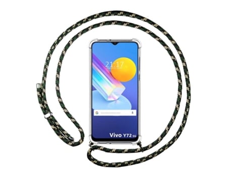 Carcasa Vivo Y72 5G TUMUNDOSMARTPHONE Colgante Verde