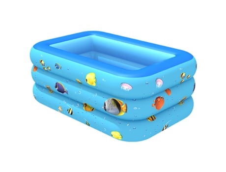Piscina Infantil Hinchable Para Niños Sea World CO-Phénix New-Rse-0530-Yc-37 Azul
