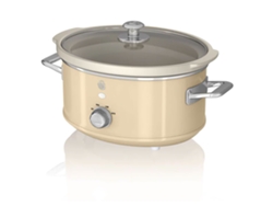 Maquina Coccion Lenta SWAN 3,5L (33,2 x 22 x 26,5 cm - Cerámica - Beige)