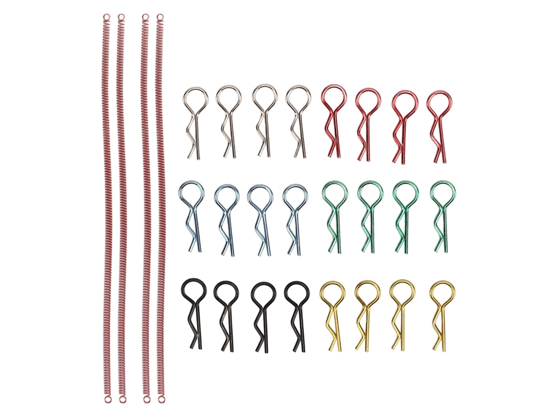 Clips De Sujeción Para Cables Antipérdida Para Coches Rc A Escala 1/8, 1/10, 1/12 Y 1/18, Accesorios Metálicos, 120 Mm