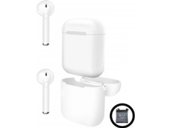 Auriculares Bluetooth True Wireless KLACK I9S (In Ear - Micrófono - Blanco)