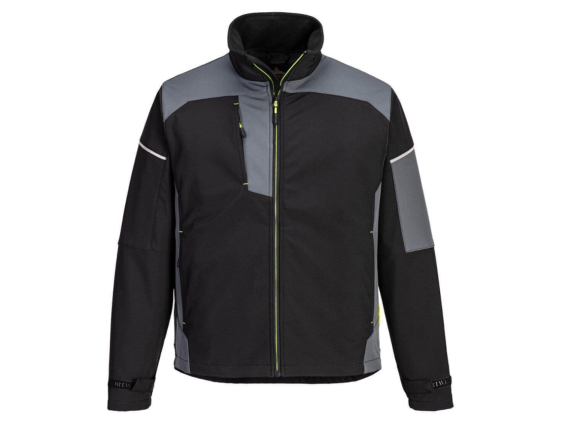 Chaqueta softshell para clima frío Portwest Pw3 / Gris negro / M