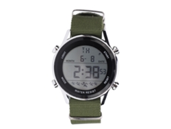 Reloj Analógico De Cuarzo Para Hombre, De Cuero, Estilo Militar, Resistente Al Agua F322-ma, Color Negro.