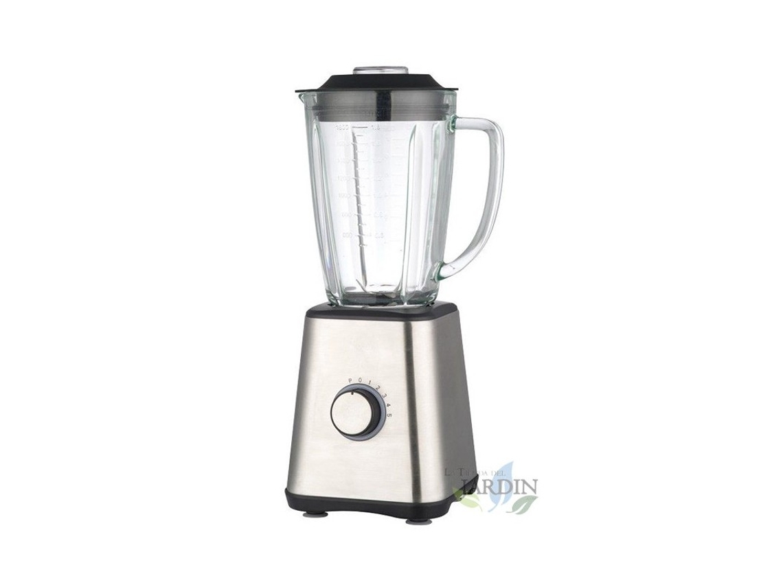 Batidora de Vaso SUINGA Acero Inoxidable 1,8 Litros 1200W 5 Velocidades Vaso incluido