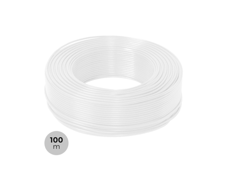 Rollo 100m Cable Eléctrico Manguera 3x1.5mm² Blanco 1kV RV-K