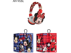 Auriculares Inalámbricos Ah Mickey Minnie Hifi Plegable Anime YIZHOOD Bluetooth Negro