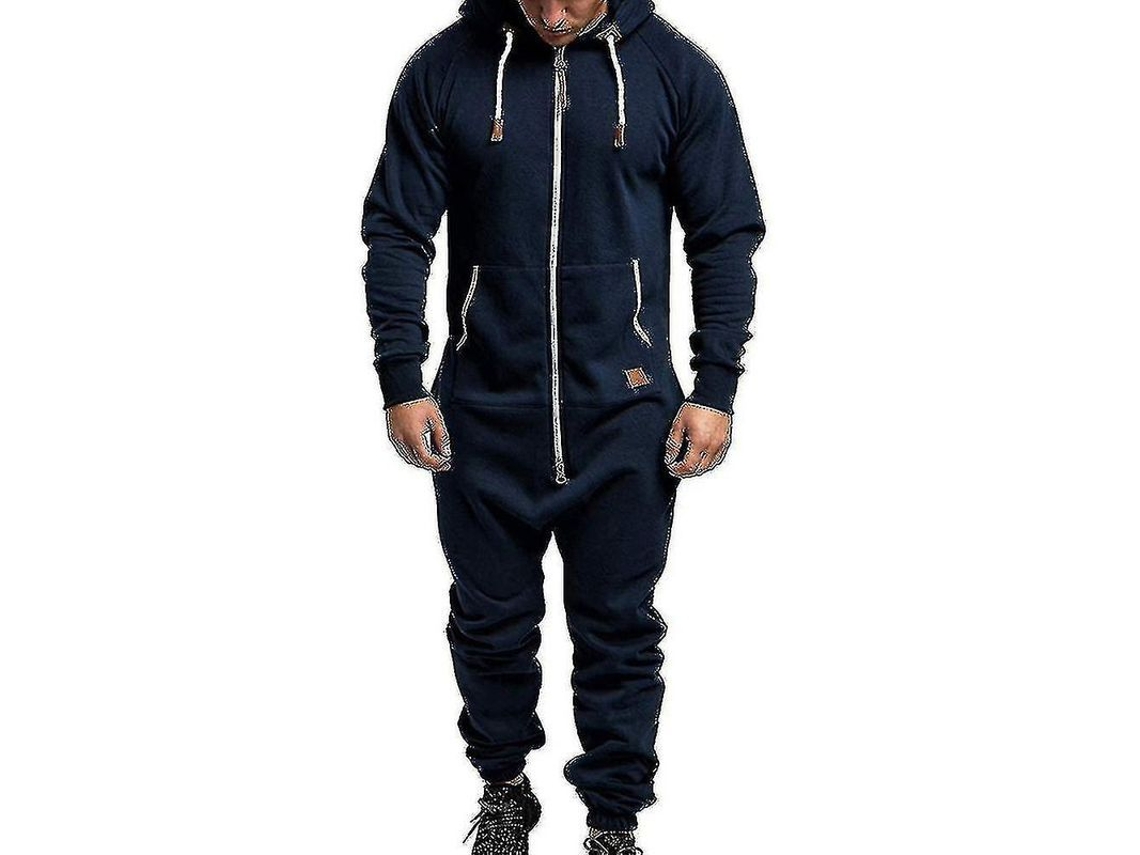 2026-mono Hombre Con Capucha Cremallera Para Invierno Traje Casual Sudadera De Algodón Mezclado
