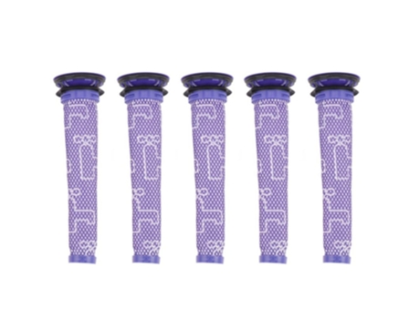 5 x filtro pré-motor lavável para dyson dc58 dc59 v6 v8 animal