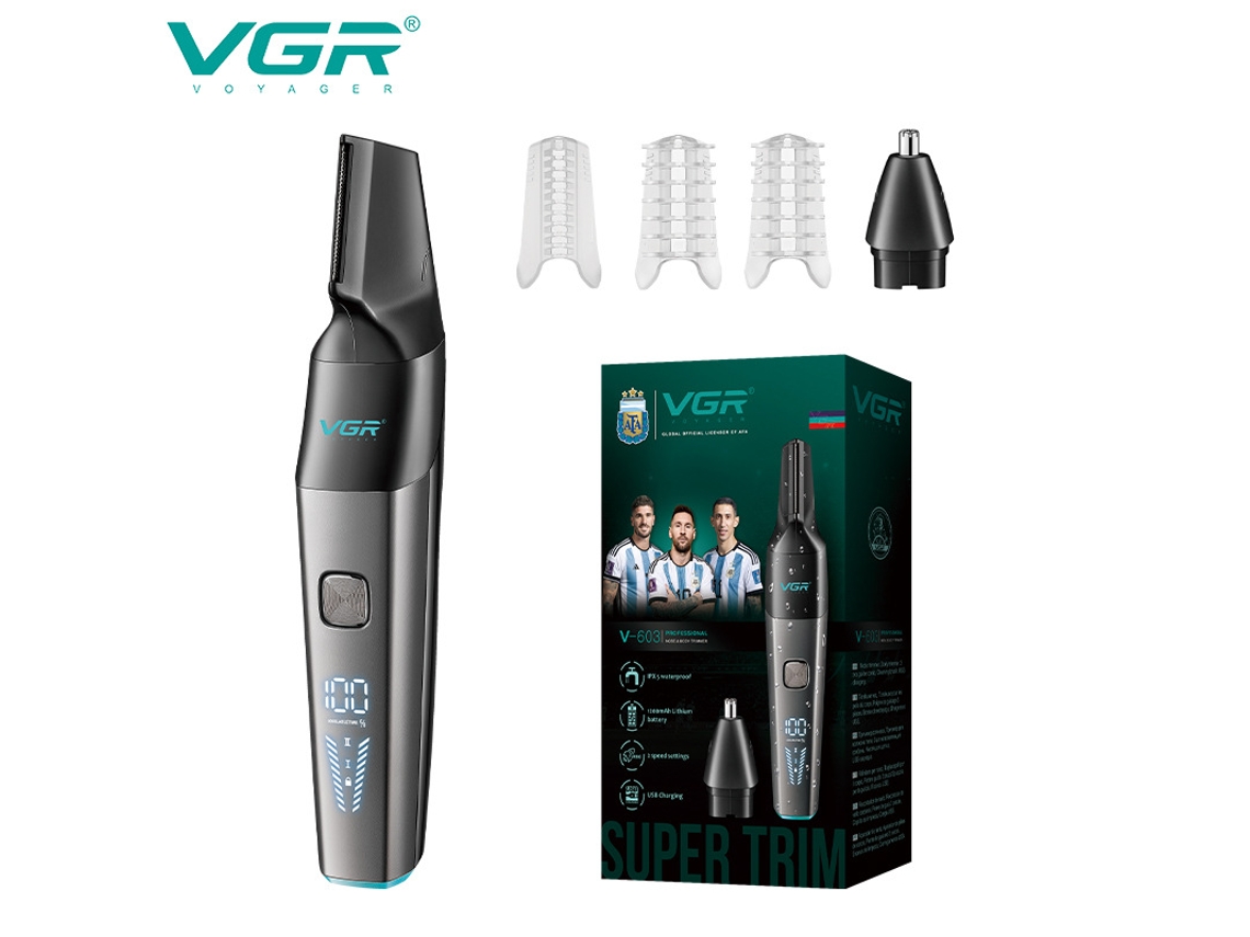 Recortadora De Pelo Multifuncional 2 En 1, Lavable Con Agua Y Recargable Para La Nariz.