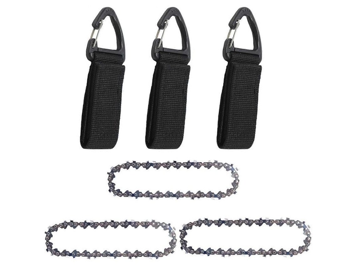 Pack 3 Cadenas Sierra Inglete Gta26 4" 28 Eslabones 1/4" 1,1mm Bajo Retroceso