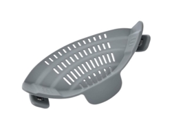 Escurridor De Sartenes Con Clip De Silicona Para Un Escurrido Sin Usar Las Manos, Ideal Para La Mayoría De Sartenes.