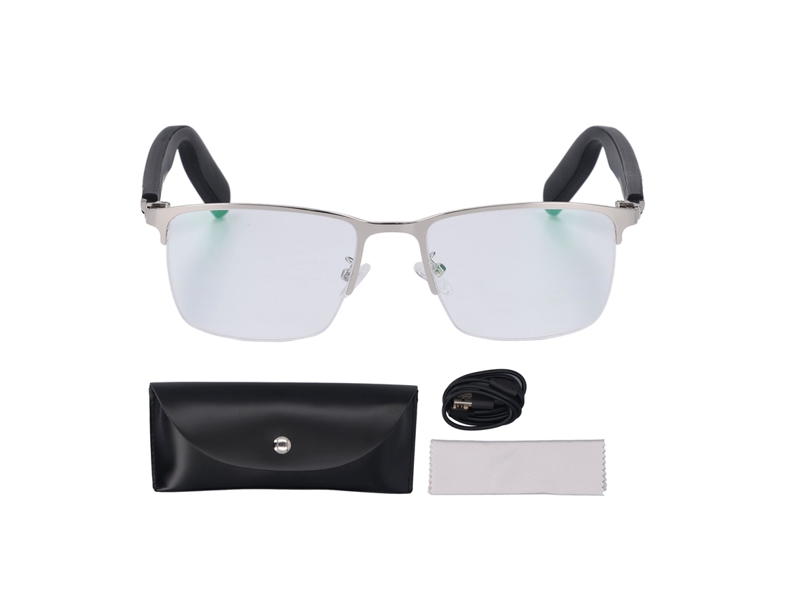 Gafas Inteligentes Unisex Con Bluetooth 5.4, Filtro De Luz Azul, Lentes Polarizadas, Control Por Voz Mediante Pantalla Táctil, Reproducción De Música Y Llamadas.