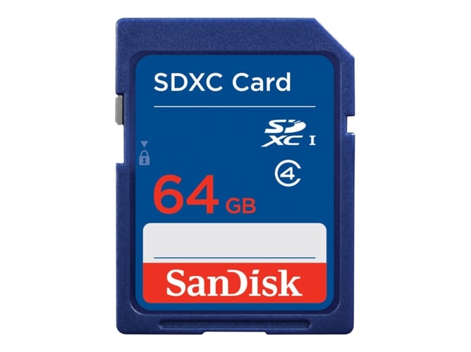 Tarjeta de memoria SD SANDISK 64 GB