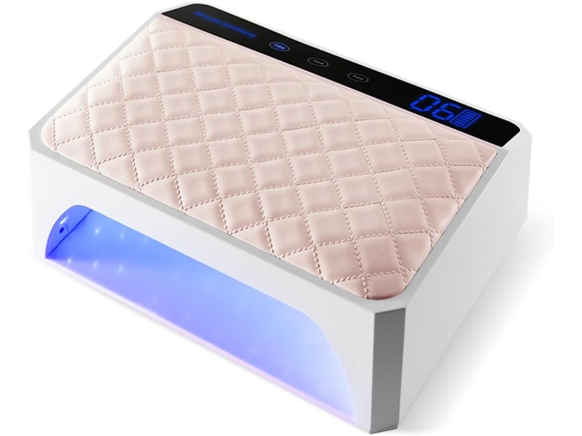 Lámpara De Uñas Led Uv Recargable Inalámbrica De 178 W, Almohada Led Profesional Para Manicura Y Arte De Uñas, Gel