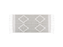 Alfombra BELIANI Tabiat de Material sintético Blanco 80x150