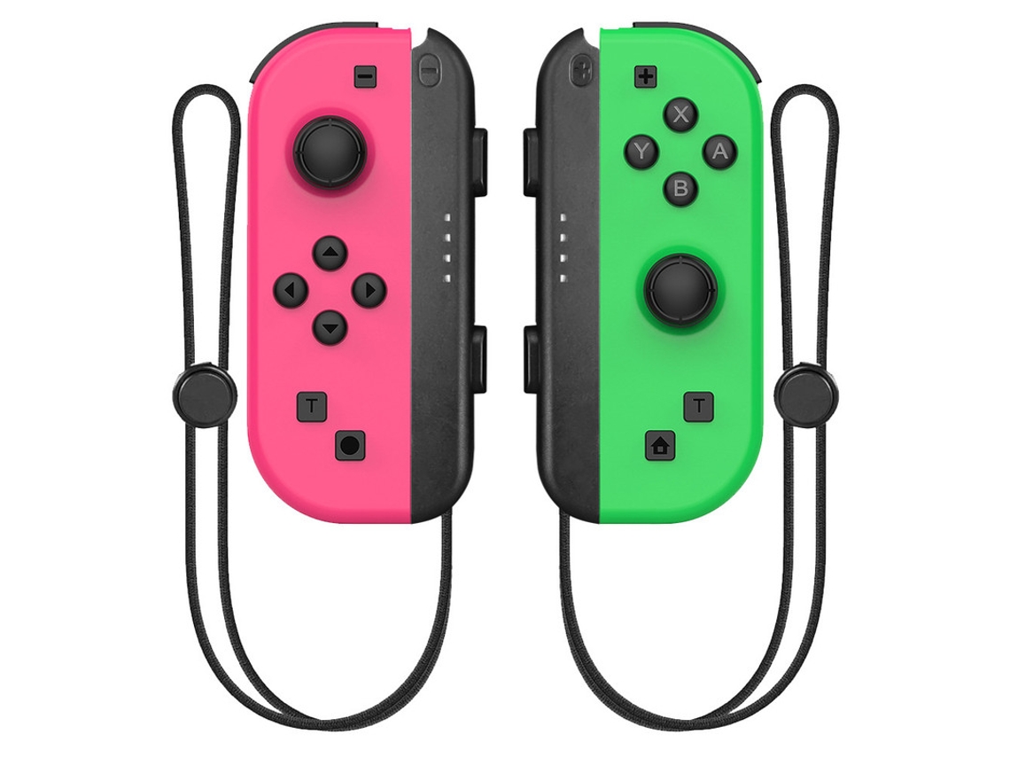 Mando inalámbrico Yizhood para Nintendo Switch/iOS/Android/PC, color rosa y verde