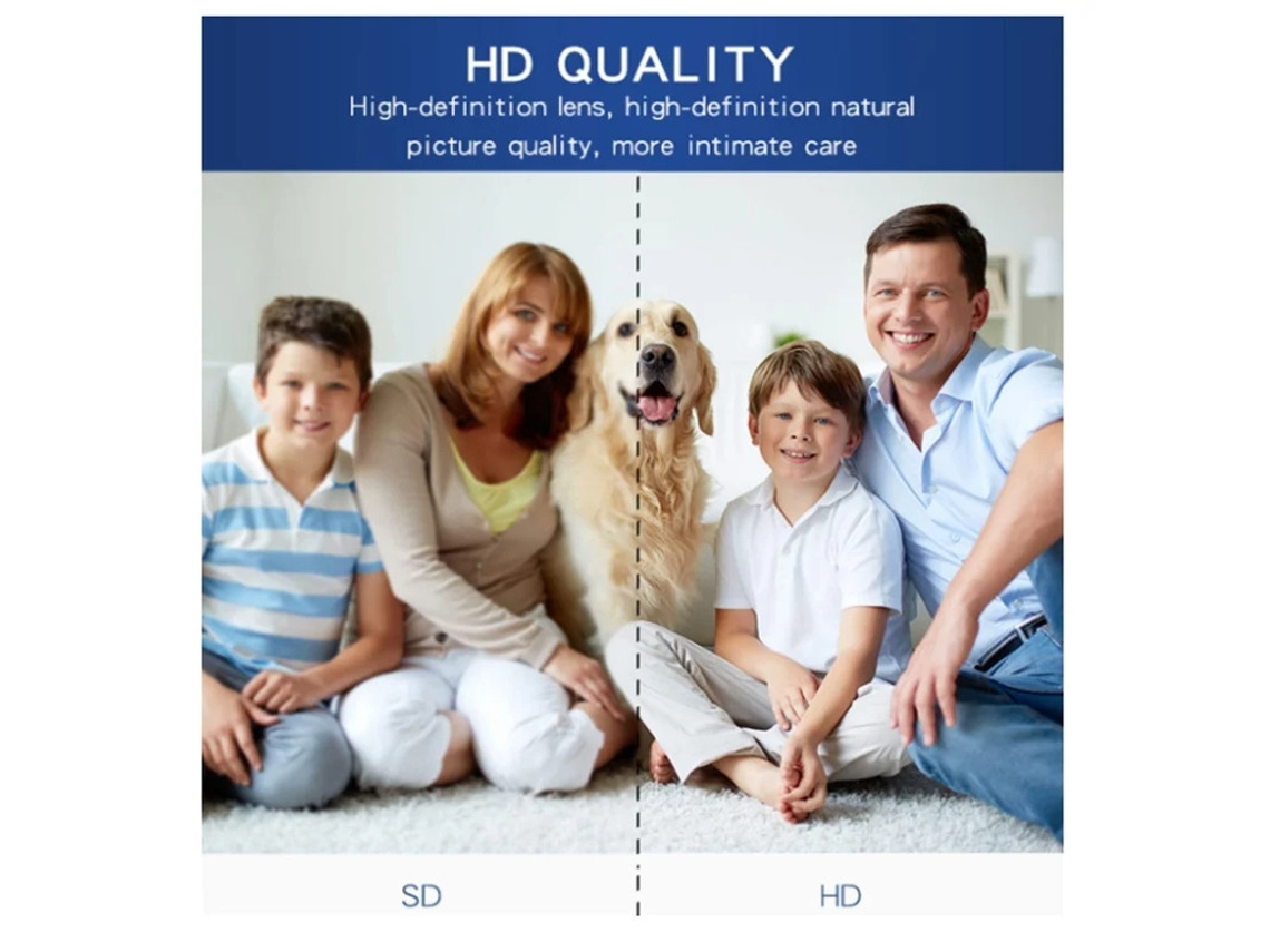 Mini cámara espía HD 1080P WiFi inalámbrica negra Yizhood para seguridad del hogar