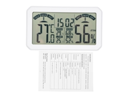 Termómetro Higrómetro Digital Mini Habotest Con Sensor De Humedad Y Temperatura Y Soporte Para El Hogar, Invernadero, Jardín, Cueva, Armario, Estuche De Guitarra.