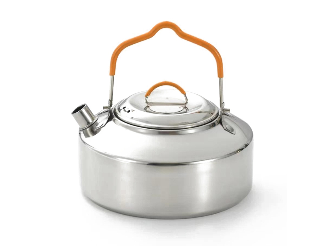 Hervidor De Agua Portátil De Acero Inoxidable Para Acampar, Preparar Té, Café, Ir De Picnic, Pescar Y Hacer Senderismo.