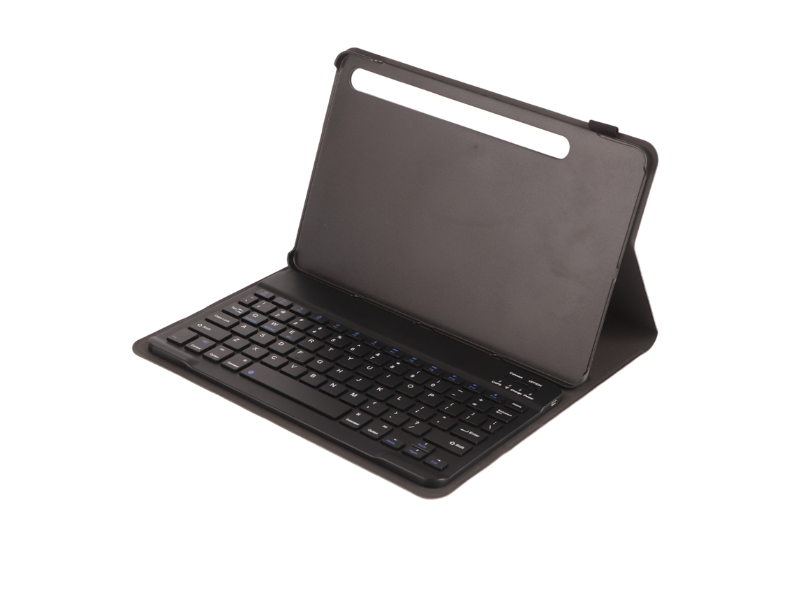 Teclado Bluetooth con funda de cuero para Samsung Galaxy Tab S7 de 11 pulgadas, dorado claro