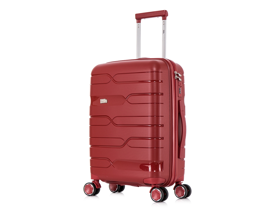 Maleta de Cabina 1990S Polipropileno Burdeos (55x38x22cm - 44L)