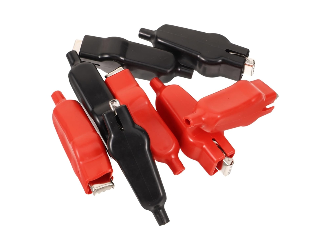 8 4 4 Pinzas De Cocodrilo De Acero Para Pruebas Eléctricas, Clips De Cableado