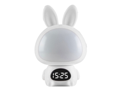 Rebe-luz Nocturna Led Con Control Remoto Conexión A Pared Protectora De Ojos Conejo Blanco Para Bebés Dormitorio Niños
