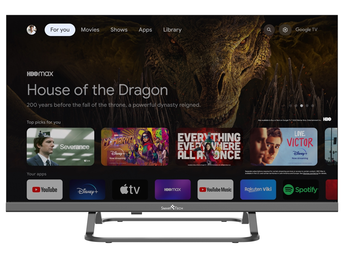 TV SMART TECH 24HG01VC-12V (LED - 24'' - 61 cm - HD - Smart TV)