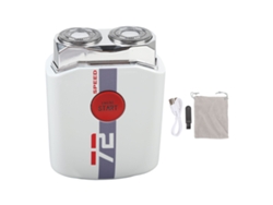 Afeitadora Eléctrica Automática Portátil Con Doble Cabezal Y Cuchillas Lavables Para Hombre.