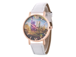 Reloj De Cuarzo Elegante Y Casual Para Pareja Unisex, Regalo (blanco)