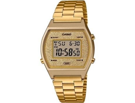 Reloj Digital CASIO Vintage Mujer (Acero y Resina - Dorado)