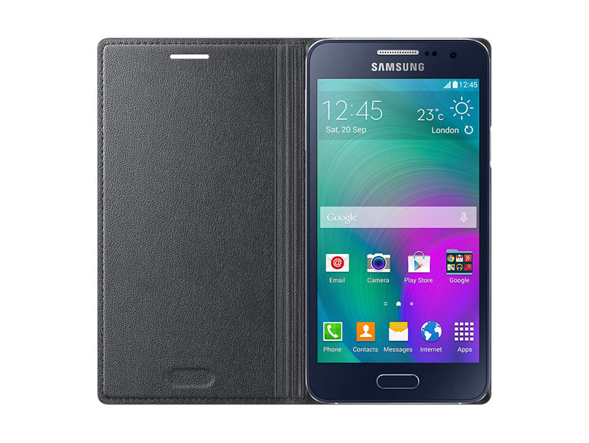 Funda SAMSUNG Flip Galaxy A3 2015 Negro