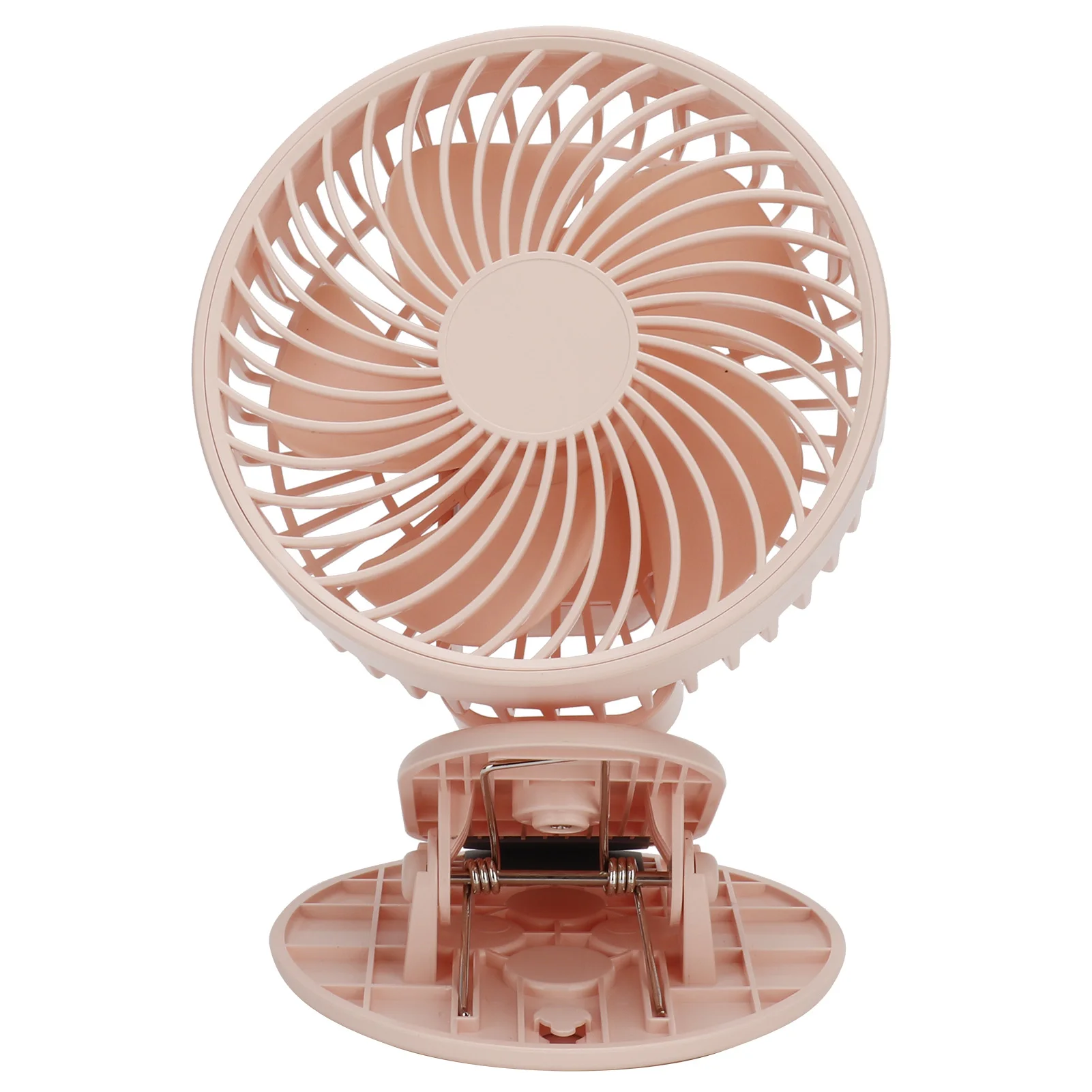 Ventilador De Escritorio (rosa), Tres Velocidades, Mini Ventilador De Escritorio, Con Clip.