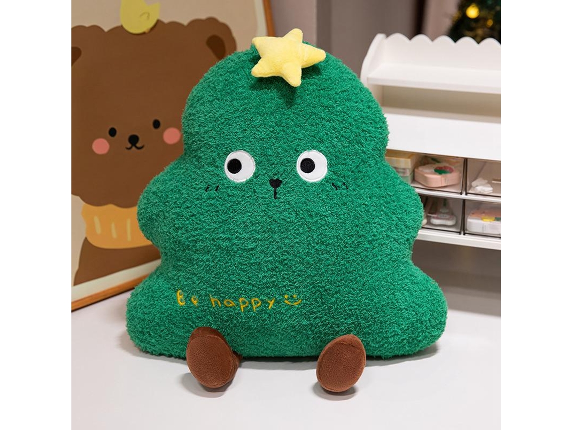 Almohadas Decorativas Navideñas, Almohadas Decorativas De Felpa De Árbol De Navidad Grandes, Regalos De Decoración Navideña CHRUI 40 * 37 Cm