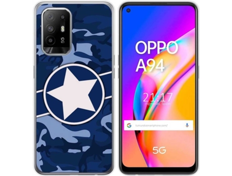 Carcasa Oppo A94 5G TUMUNDOSMARTPHONE Camuflaje 03 Multicolor