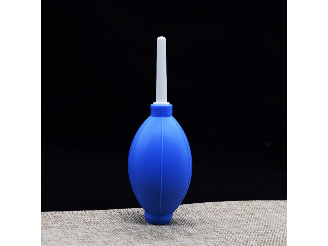 Aspiradora de mano ecológica y duradera con bola y potente flujo de aire, color azul cielo