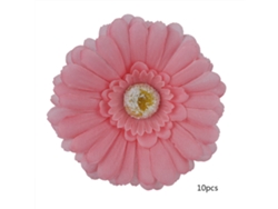 MEOIRUERY 10pcs Corona de Flores Artificial Simulada para Decoración de Fiesta y Accesorios de Fotografía (Rosa)
