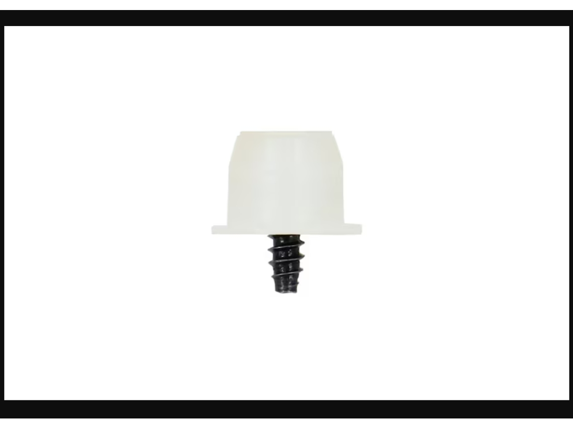 Soporte de plástico con tornillo para lavadora LG AEJ55953701