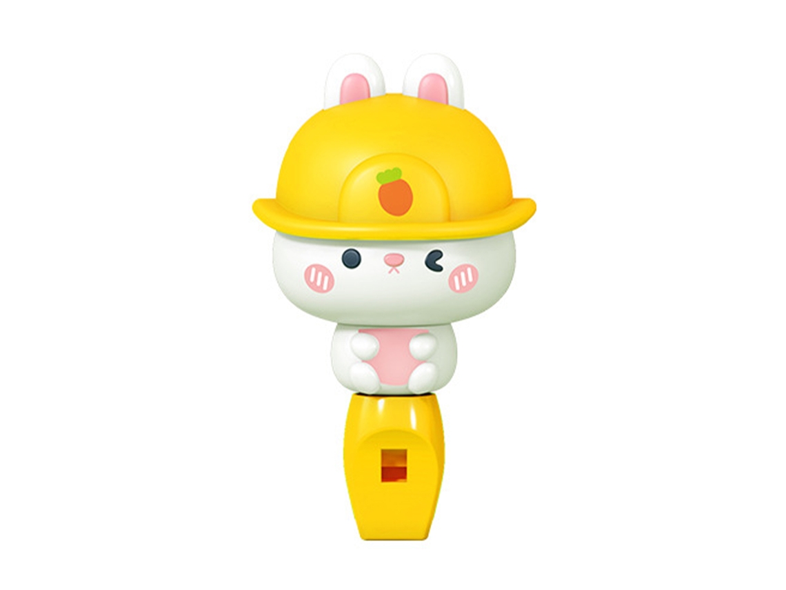 Silbato De Dibujos Animados Adorable Para Niños Con Cordón, Juguete De Plástico Portátil, Conejo Preescolar