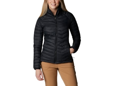 Chaqueta con Capuz Feminino Columbia Powder Pass (Tam: XS)