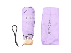 Paraguas Plegable Mini 6 Huesos Upf50 Compacto Impermeable Protección Solar para Viaje Hogar