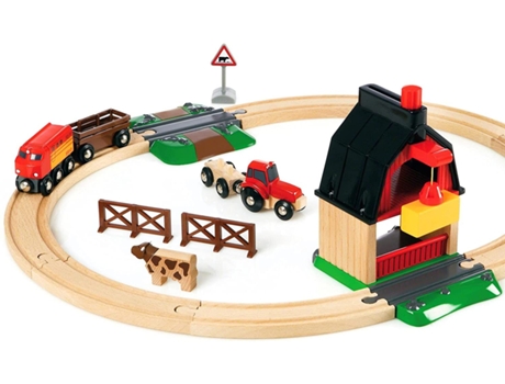 Jogo de Mesa BRIO Farm Railway Set (2 Anos)